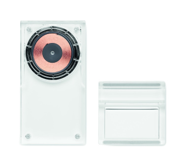 Logo trade promotional merchandise image of: Acrylic wireless charger 15W